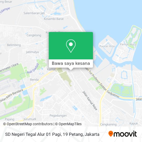Peta SD Negeri Tegal Alur 01 Pagi, 19 Petang