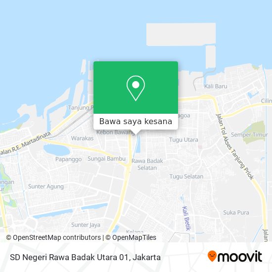 Peta SD Negeri Rawa Badak Utara 01