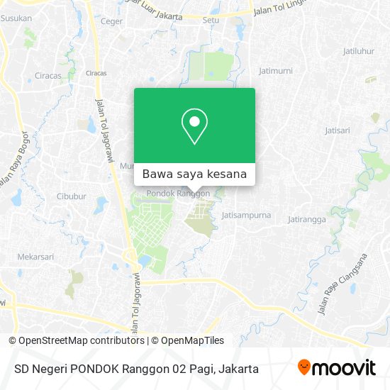 Peta SD Negeri PONDOK Ranggon 02 Pagi