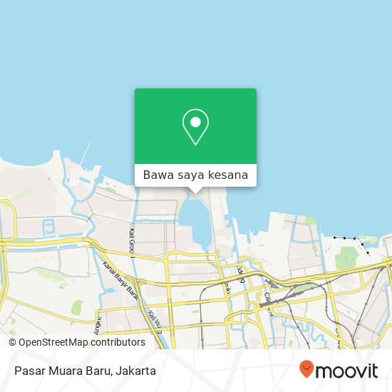 Peta Pasar Muara Baru