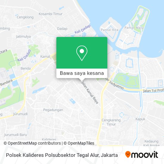 Peta Polsek Kalideres Polsubsektor Tegal Alur