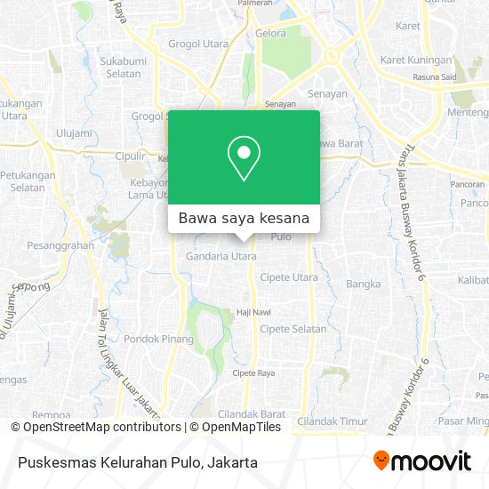 Peta Puskesmas Kelurahan Pulo