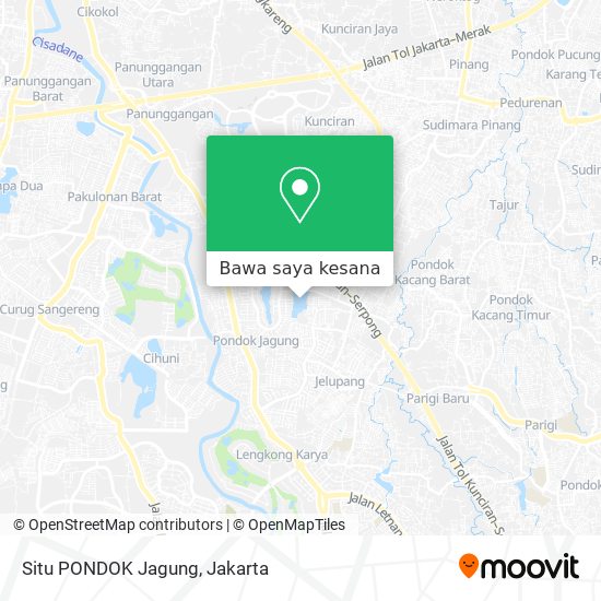 Peta Situ PONDOK Jagung