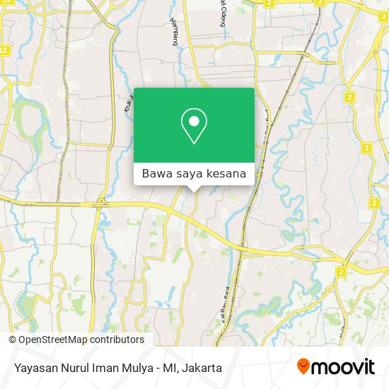 Peta Yayasan Nurul Iman Mulya - MI