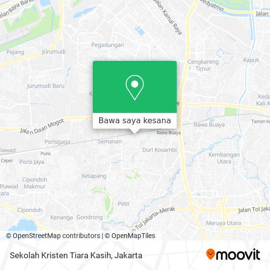 Peta Sekolah Kristen Tiara Kasih