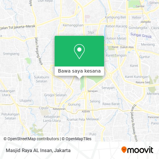 Peta Masjid Raya AL Insan