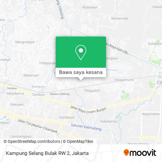 Peta Kampung Selang Bulak RW 2