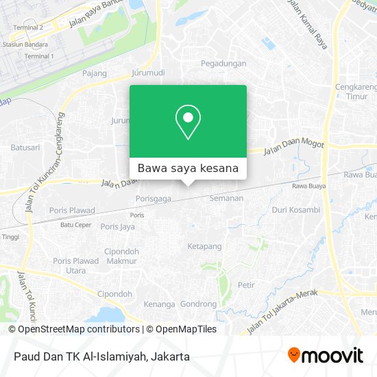 Peta Paud Dan TK Al-Islamiyah