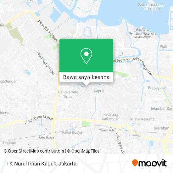 Peta TK Nurul Iman Kapuk