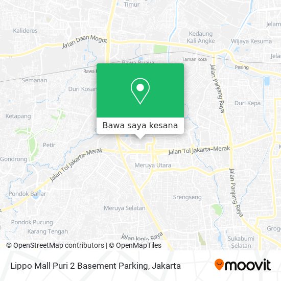 Peta Lippo Mall Puri 2 Basement Parking