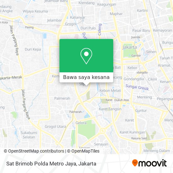 Peta Sat Brimob Polda Metro Jaya