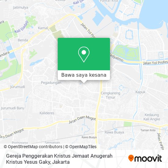 Peta Gereja Penggerakan Kristus Jemaat Anugerah Kristus Yesus Gaky