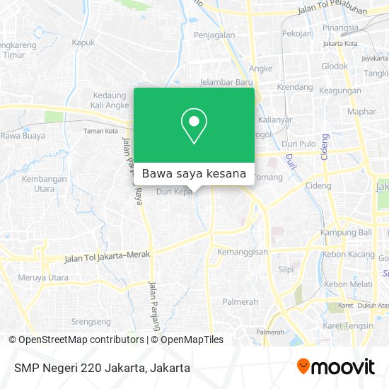 Peta SMP Negeri 220 Jakarta