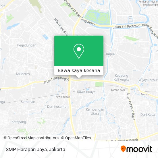 Peta SMP Harapan Jaya