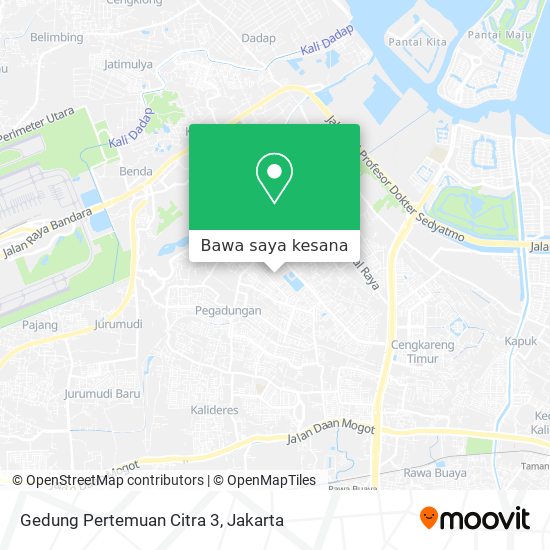 Peta Gedung Pertemuan Citra 3