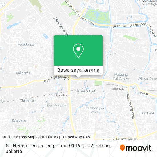 Peta SD Negeri Cengkareng Timur 01 Pagi, 02 Petang