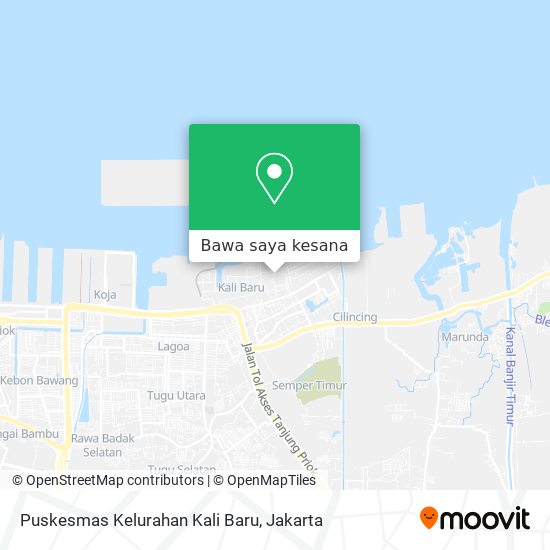 Peta Puskesmas Kelurahan Kali Baru