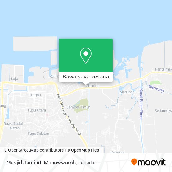 Peta Masjid Jami AL Munawwaroh