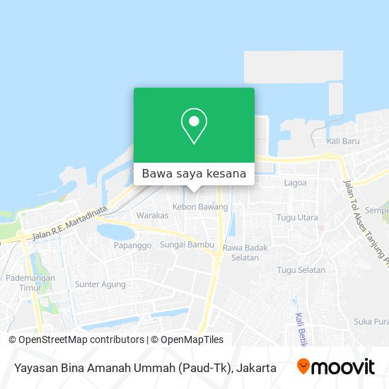 Peta Yayasan Bina Amanah Ummah (Paud-Tk)