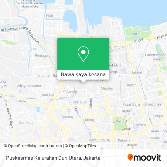 Peta Puskesmas Kelurahan Duri Utara
