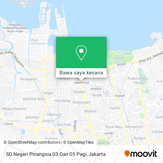 Peta SD Negeri Pinangsia 03 Dan 05 Pagi