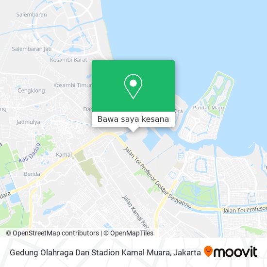 Peta Gedung Olahraga Dan Stadion Kamal Muara