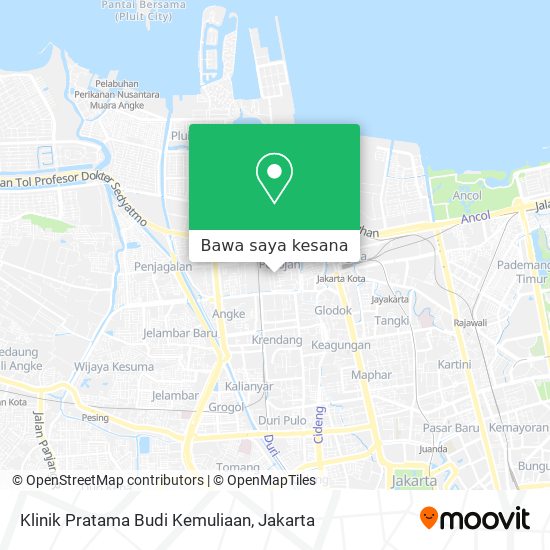Peta Klinik Pratama Budi Kemuliaan