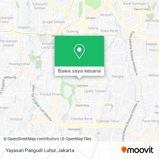 Peta Yayasan Pangudi Luhur