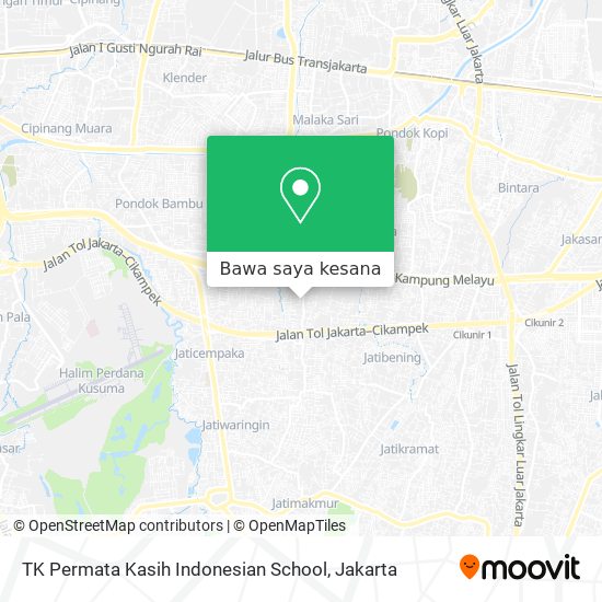 Peta TK Permata Kasih Indonesian School