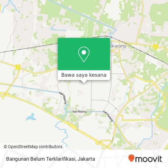 Peta Bangunan Belum Terklarifikasi