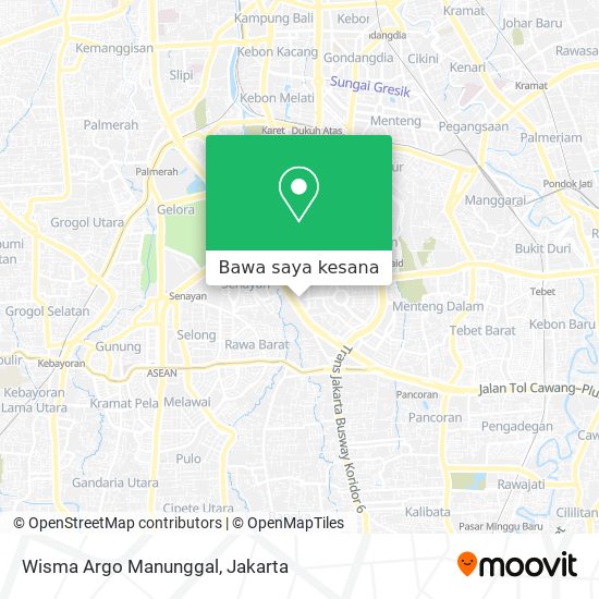 Peta Wisma Argo Manunggal