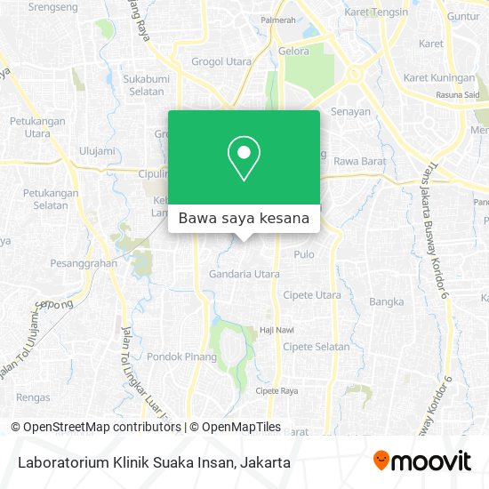 Peta Laboratorium Klinik Suaka Insan