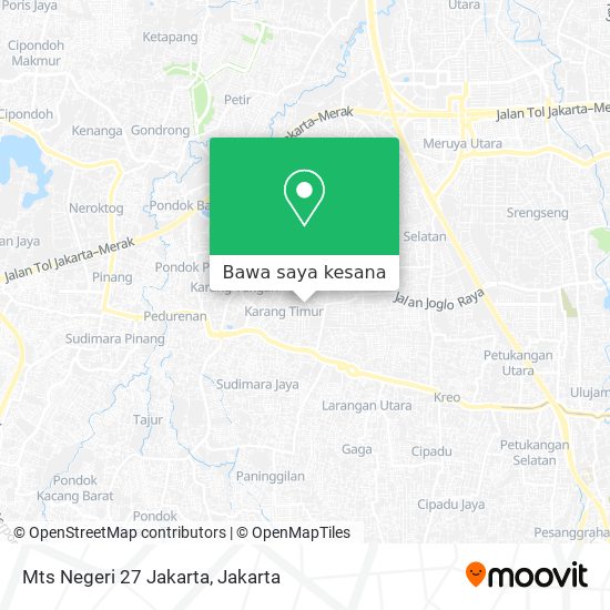 Peta Mts Negeri 27 Jakarta