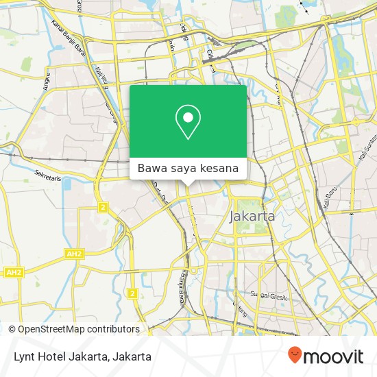 Peta Lynt Hotel Jakarta