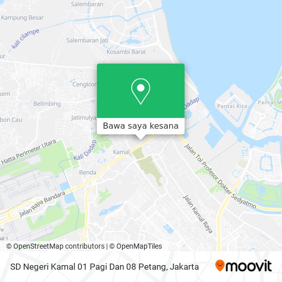 Peta SD Negeri Kamal 01 Pagi Dan 08 Petang