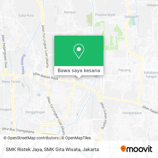Peta SMK Ristek Jaya, SMK Gita Wisata