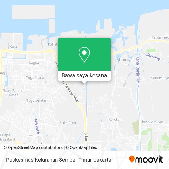 Peta Puskesmas Kelurahan Semper Timur