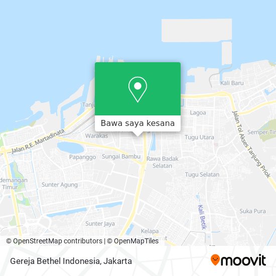 Peta Gereja Bethel Indonesia