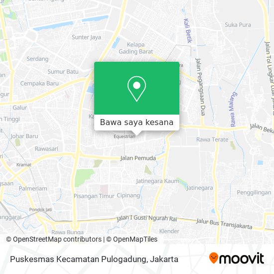 Peta Puskesmas Kecamatan Pulogadung