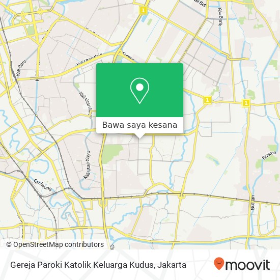 Peta Gereja Paroki Katolik Keluarga Kudus