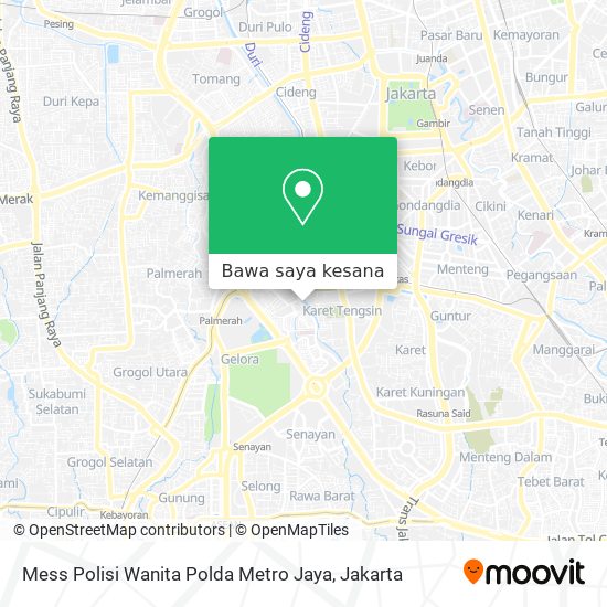 Peta Mess Polisi Wanita Polda Metro Jaya