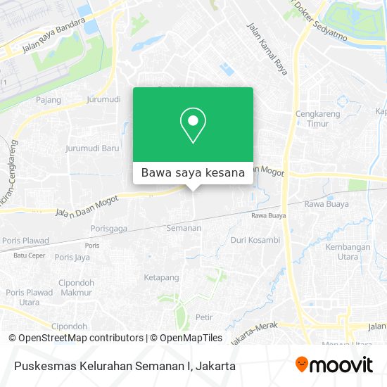 Peta Puskesmas Kelurahan Semanan I