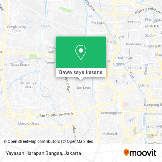 Peta Yayasan Harapan Bangsa