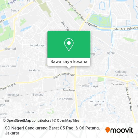 Peta SD Negeri Cengkareng Barat 05 Pagi & 06 Petang