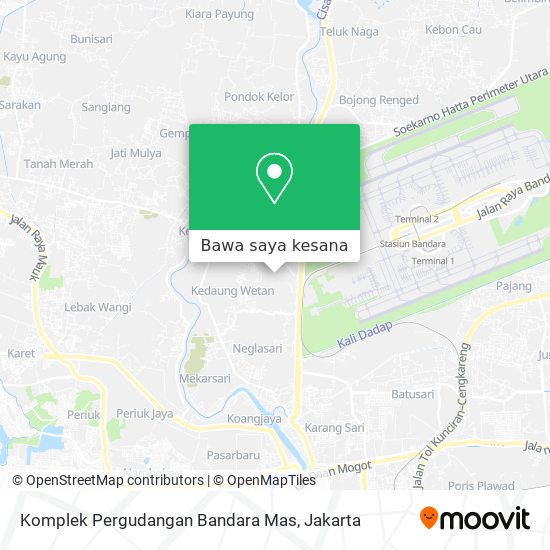 Peta Komplek Pergudangan Bandara Mas