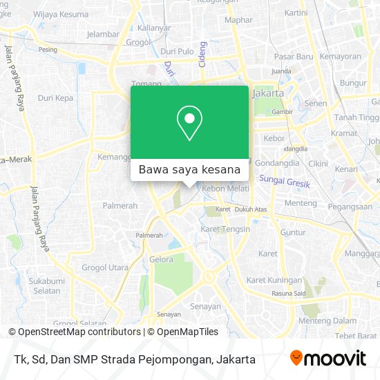 Peta Tk, Sd, Dan SMP Strada Pejompongan