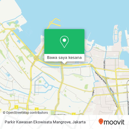 Peta Parkir Kawasan Ekowisata Mangrove