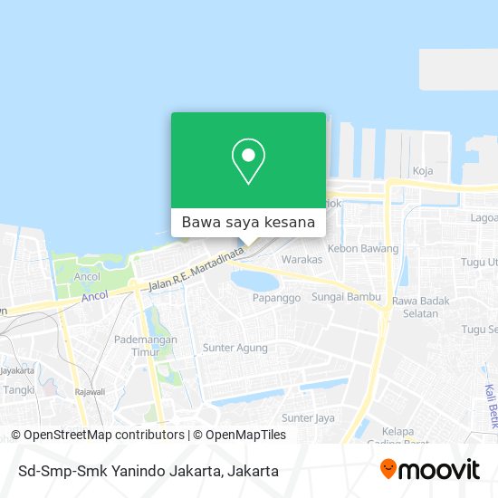 Peta Sd-Smp-Smk Yanindo Jakarta