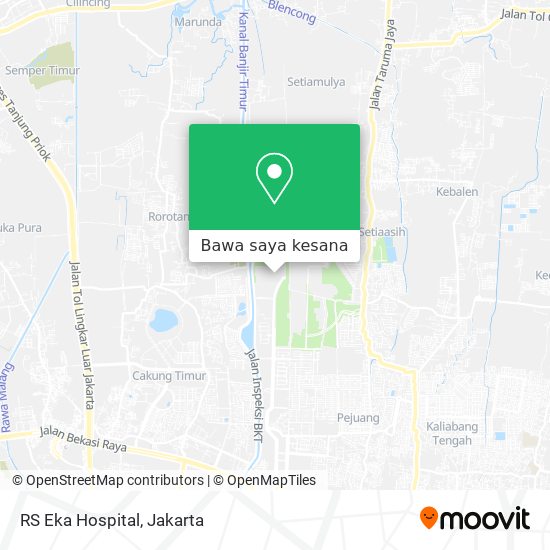 Peta RS Eka Hospital