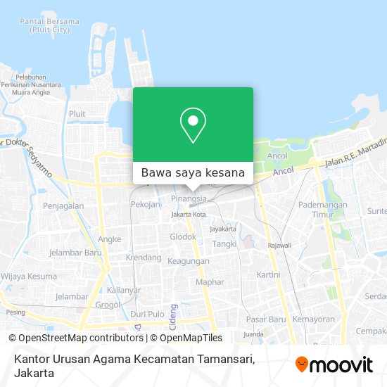 Peta Kantor Urusan Agama Kecamatan Tamansari